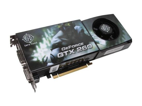 Picture of BFG BFGEGTX260896E GeForce GTX 260 896MB 448-bit GDDR3 PCI Express 2.0 x16 HDCP Ready SLI Support Video Card