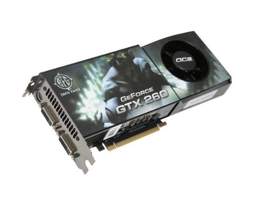 Picture of BFG BFGEGTX260896OC2E GeForce GTX 260 896MB 448-bit GDDR3 PCI Express 2.0 x16 HDCP Ready SLI Support Video Card