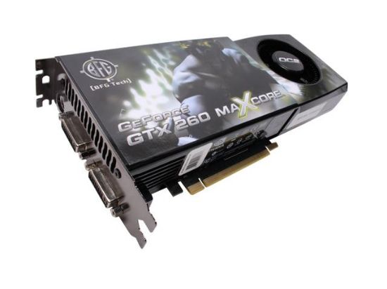 Picture of BFG BFGEGTX260MC896OC2E GeForce GTX 260 896MB 448-bit GDDR3 PCI Express 2.0 x16 HDCP Ready SLI Support Video Card