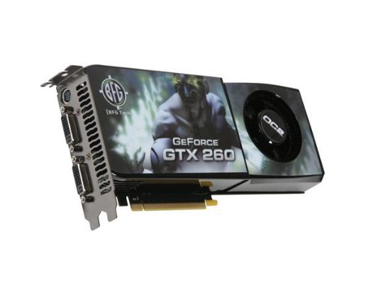 Picture of BFG BFGEGTX260MC896OC2BE GeForce GTX 260 Core 216 896MB 448-bit GDDR3 PCI Express 2.0 x16 HDCP Ready SLI Supported Video Card