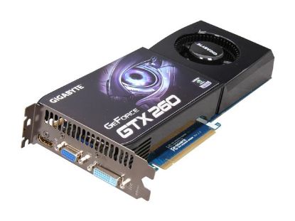 Picture of GIGABYTE GV N26UD 896M REV2.0 GeForce GTX 260 896MB 448-bit GDDR3 PCI Express 2.0 x16 HDCP Ready SLI Support Video Card