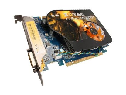 Picture of ZOTAC ZT 95TES2D FSL GeForce 9500 GT 512MB 128-bit GDDR3 PCI Express 2.0 x16 HDCP Ready SLI Support Video Card