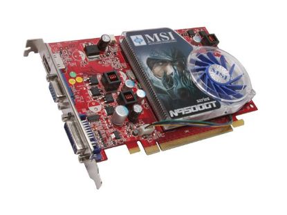 Picture of MSI N9500GT MD512 GeForce 9500 GT 512MB 128-bit GDDR2 PCI Express 2.0 x16 HDCP Ready SLI Support Video Card