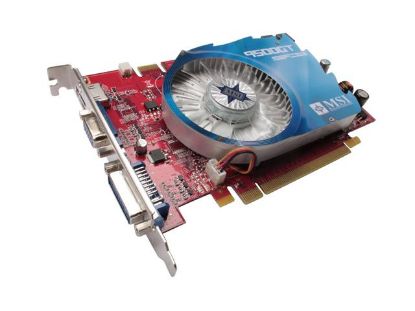 Picture of MSI N9500GT 512 D3 GeForce 9500 GT 512MB 128-bit GDDR3 PCI Express 2.0 x16 HDCP Ready SLI Support Video Card