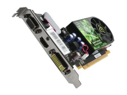 Picture of XFX PV T95G ZNF2 GeForce 9500 GT 1GB 128-bit DDR2 PCI Express 2.0 x16 HDCP Ready Low Profile Ready Video Card