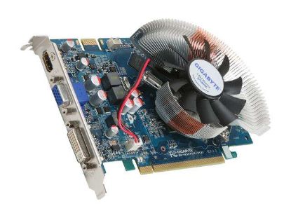 Picture of GIGABYTE GV N95TD3 512I GeForce 9500 GT 512MB 128-bit GDDR3 PCI Express 2.0 x16 HDCP Ready SLI Support Video Card