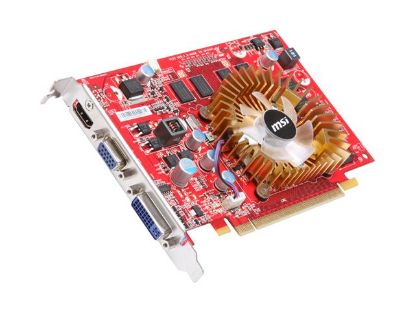 Picture of MSI N9500GT MD1G D2 GeForce 9500 GT 1GB 128-bit GDDR2 PCI Express 2.0 x16 HDCP Ready Video Card