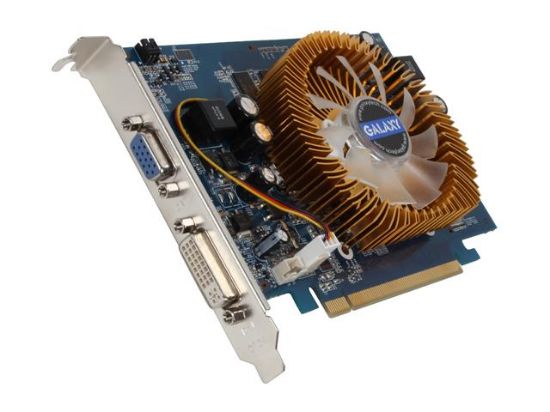 Picture of GALAXY 95TGE8DC1CUM GeForce 9500 GT 1GB 128-bit DDR2 PCI Express 2.0 x16 HDCP Ready SLI Support Video Card