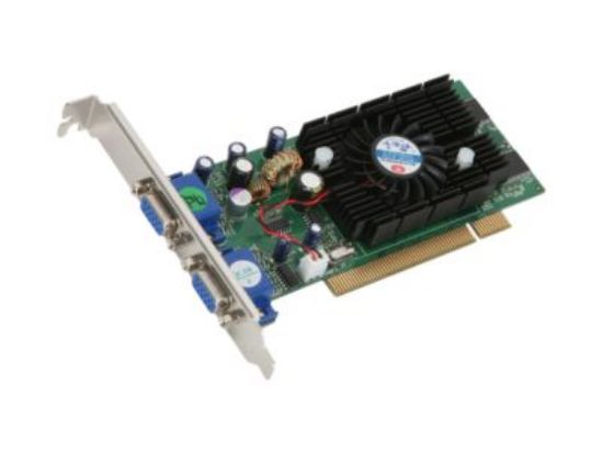 Picture of JATON VIDEO 228PCI TWIN GeForce FX 5200 128MB 64-bit DDR PCI Video Card