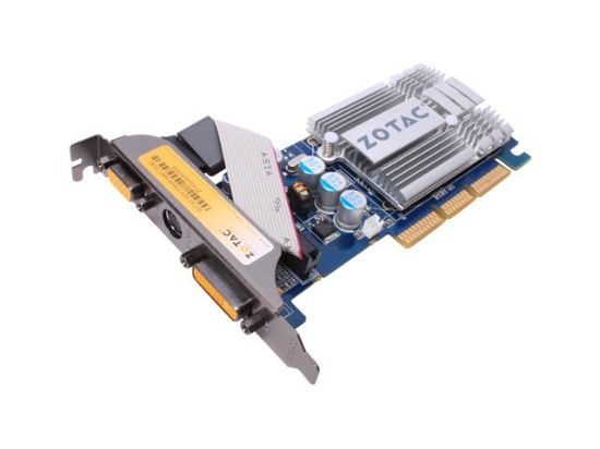 Picture of ZOTAC ZT-62AA250-HSS GeForce 6200 256MB 64-bit GDDR2 AGP 4X/8X Video Card