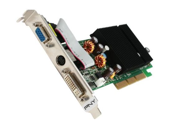 Picture of PNY VCG62256AXB GeForce 6200 256MB 64-bit GDDR2 AGP 4X/8X Video Card