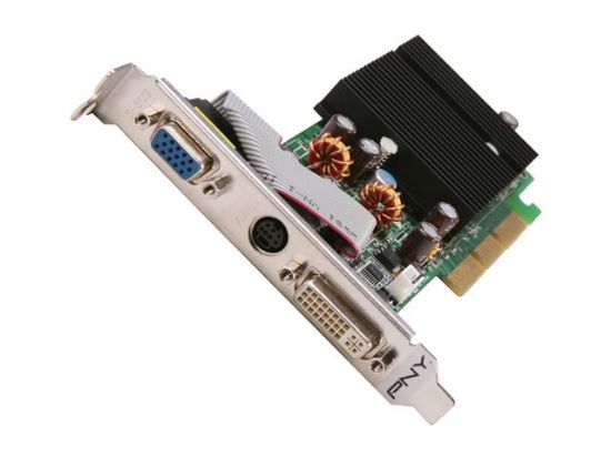 Picture of PNY RVCG62256AXB GeForce 6200 256MB AGP Video Card