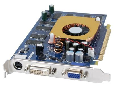 Picture of APOLLO 6200PCX GeForce 6200 128MB 128-bit DDR PCI Express x16 Video Card