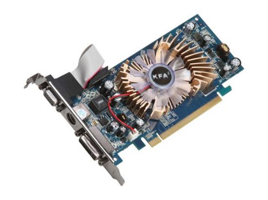 Picture of GALAXY 85GFE8HDFCXX GeForce 8500 GT 512MB 128-bit GDDR2 PCI Express x16 Low Profile Video Card