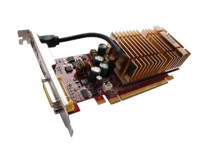 Picture of MSI NX8500GT MTD256EH GeForce 8500 GT 256MB 128-bit GDDR2 PCI Express x16 HDCP Ready Silent Heatsink Video Card