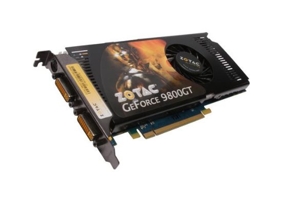 Picture of ZOTAC ZT 98GES3P FSP GeForce 9800 GT 512MB 256-bit GDDR3 PCI Express 2.0 x16 HDCP Ready SLI Support Video Card