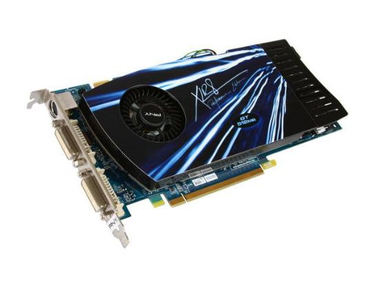 Picture of PNY VCG98512GXEB GeForce 9800 GT 512MB 256-bit GDDR3 PCI Express 2.0 x16 HDCP Ready SLI Support Video Card