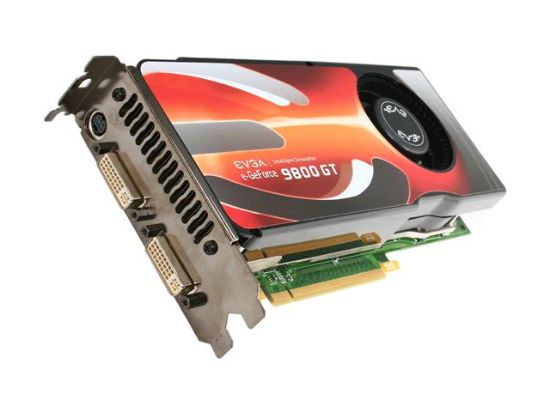 Picture of EVGA 512-P3-N978-TR GeForce 9800 GT 512MB 256-bit DDR3 PCI Express 2.0 x16 HDCP Ready SLI Support Video Card