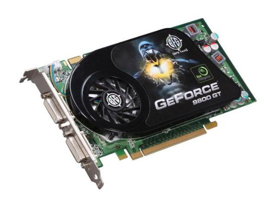 Picture of BFG BFGE98512GTGE GeForce 9800 GT 512MB 256-bit GDDR3 PCI Express 2.0 x16 HDCP Ready SLI Support Video Card