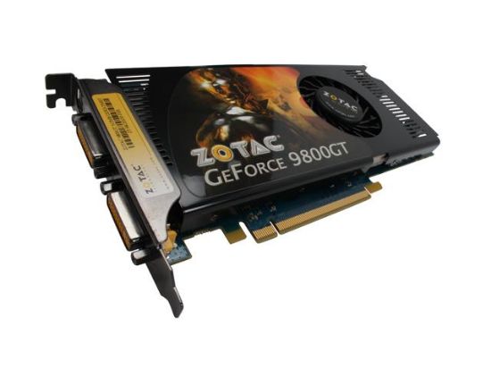 Picture of ZOTAC ZT98GES3PFSR GeForce 9800 GT 512MB 256-bit GDDR3 PCI Express 2.0 x16 HDCP Ready SLI Support Video Card