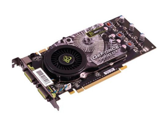 Picture of XFX PV T98G YDLU GeForce 9800 GT 512MB 256-bit GDDR3 PCI Express 2.0 x16 HDCP Ready SLI Support Video Card