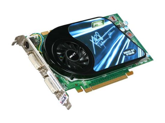 Picture of PNY RVCG98GTEE5XXB GeForce 9800 GT 512MB 256-bit GDDR3 PCI Express 2.0 x16 HDCP Ready SLI Support Video Card