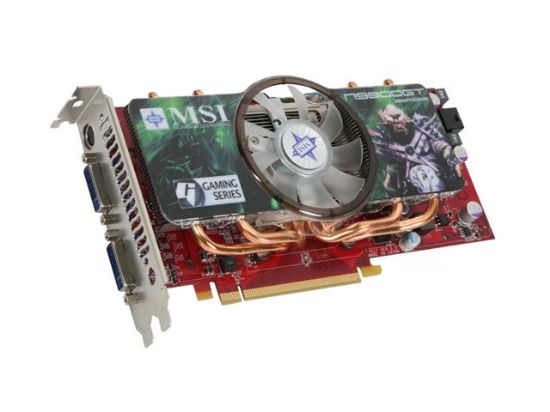 Picture of MSI N9800GT T2D1G OC GeForce 9800 GT 1GB 256-bit GDDR3 PCI Express 2.0 x16 HDCP Ready SLI Support Video Card