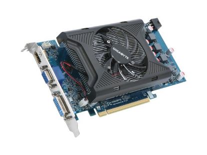 Picture of GIGABYTE GV-N98TGR-512I GeForce 9800 GT 512MB 256-bit GDDR3 PCI Express 2.0 x16 HDCP Ready SLI Support Video Card