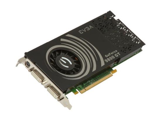 Picture of EVGA 512 P3 N973 D3 GeForce 9800 GT 512MB 256-bit GDDR3 PCI Express 2.0 x16 HDCP Ready SLI Support Video Card