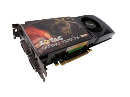 Picture of ZOTAC ZT 98PES2P FCP GeForce 9800 GTX 512MB 256-bit GDDR3 PCI Express 2.0 x16 HDCP Ready SLI Support Video Card