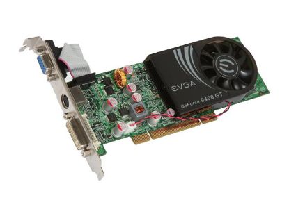 Picture of EVGA 512 P1 N946 A1 GeForce 9400 GT 512MB 64-bit DDR2 PCI HDCP Ready Low Profile Ready Video Card