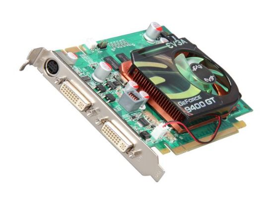 Picture of EVGA 01G P3 N945 A1 GeForce 9400 GT 1GB 128-bit DDR2 PCI Express 2.0 x16 HDCP Ready SLI Support Video Card