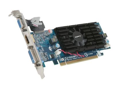 Picture of GIGABYTE GV N94T 512I GeForce 9400 GT 512MB 64-bit GDDR2 PCI Express 2.0 x16 HDCP Ready Video Card