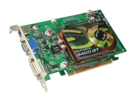 Picture of EVGA 512-P3-N940-BM GeForce 9400 GT 512MB 64-bit DDR2 PCI Express 2.0 x16 HDCP Ready Video Card