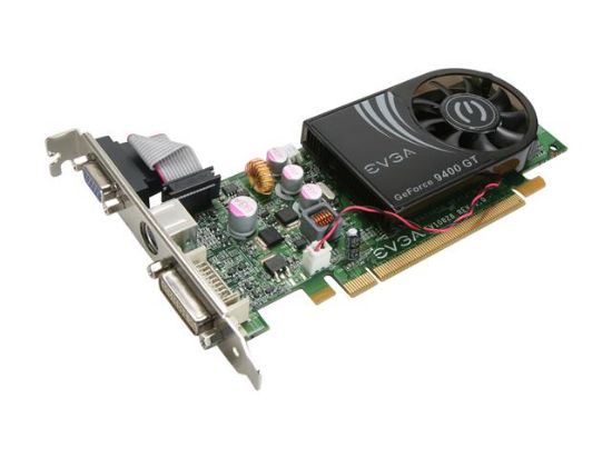 Picture of EVGA 512-P3-N947 KS GeForce 9400 GT 512MB 64-bit DDR2 PCI Express 2.0 x16 Low Profile Ready Video Card