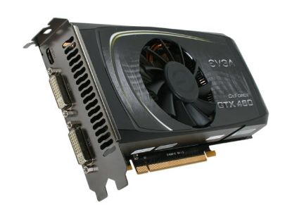 Picture of EVGA 01GP31380T1 GeForce GTX 460 (Fermi) SSC 1GB 256-bit GDDR5 PCI Express 2.0 x16 HDCP Ready SLI Support Video Card