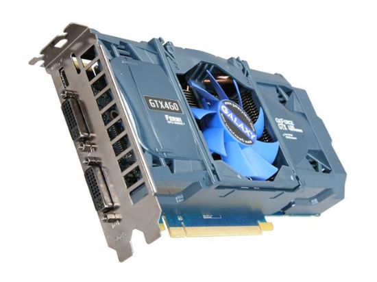 Picture of GALAXY 60XGH6HS3GMW GeForce GTX 460 (Fermi) Super OC 1GB 256-bit GDDR5 PCI Express 2.0 x16 HDCP Ready SLI Support Video Card