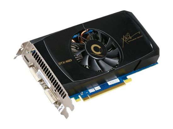 Picture of PNY VCGGTX4601XPB-OC XLR8 GeForce GTX 460 (Fermi) OC 1GB 256-bit GDDR5 PCI Express 2.0 x16 HDCP Ready SLI Support Video Card