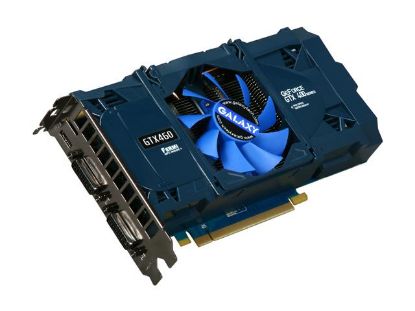 Picture of GALAXY 60XMH6HS3GML GeForce GTX 460 (Fermi) Super OC 768MB 192-bit GDDR5 PCI Express 2.0 x16 HDCP Ready SLI Support Video Card