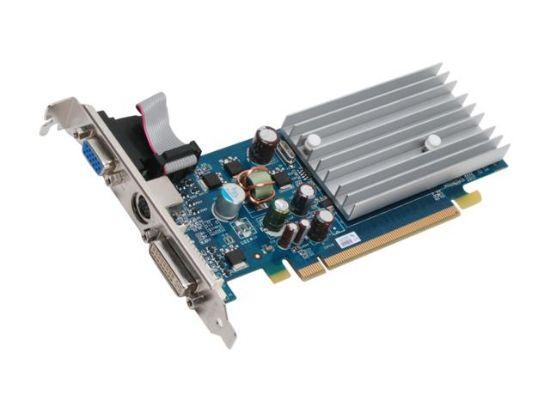 Picture of ECS N7200GS-256DZ GeForce 7200GS 256MB 64-bit GDDR2 PCI Express x16 Video Card