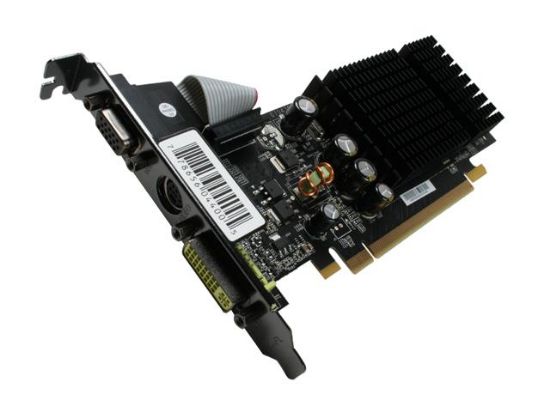 Picture of XFX PVT72SPANG GeForce 7200GS 512MB (128MB on Board) 32-bit GDDR2 PCI Express x16 Low Profile Ready Video Card