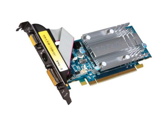 Picture of ZOTAC ZT72SEG7NHSL GeForce 7200GS 256MB (512MB TurboCache) 64-bit GDDR2 PCI Express x16 HDCP Ready Video Card