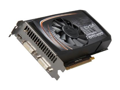 Picture of EVGA 01G P3 1352 A1 GeForce GTS 450 (Fermi) 1GB 128-bit GDDR5 PCI Express 2.0 x16 HDCP Ready SLI Support Video Card