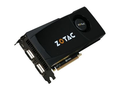 Picture of ZOTAC ZT-40201-10P GeForce GTX 470 (Fermi) 1280MB 320-bit GDDR5 PCI Express 2.0 x16 HDCP Ready SLI Support Video Card