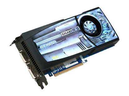 Picture of GIGABYTE GV N470UD 13I GeForce GTX 470 (Fermi) 1280MB 320-bit GDDR5 PCI Express 2.0 x16 HDCP Ready SLI Support Video Card