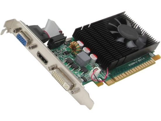 Picture of EVGA 01G-P3-1435-RX SuperClocked GeForce GT 430 (Fermi) 1GB 128-bit DDR3 PCI Express 2.0 x16 HDCP Ready Low Profile Video Card