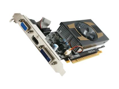 Picture of MSI N430GT MD1GD3 OC LP GeForce GT 430 (Fermi) 1GB 128-bit DDR3 PCI Express 2.0 x16 HDCP Ready Low Profile Ready Video Card