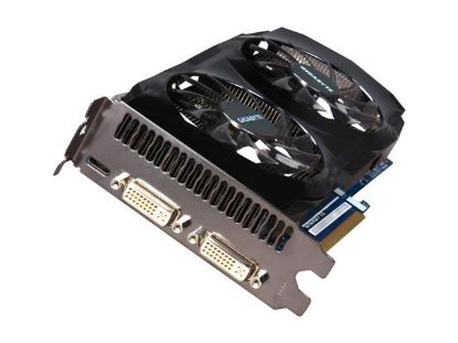 Picture of GIGABYTE GVN460SE1GI GeForce GTX 460 SE (Fermi) 1GB 256-bit GDDR5 PCI Express 2.0 x16 HDCP Ready SLI Support Video Card