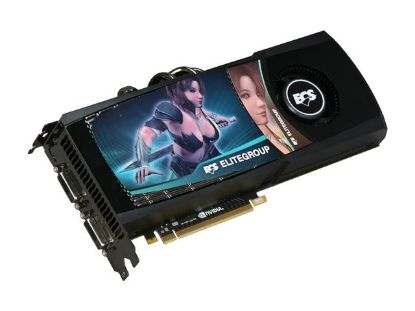 Picture of ECS NGTX480 1536IP F GeForce GTX 480 (Fermi) 1536MB 384-bit GDDR5 PCI Express 2.0 x16 HDCP Ready SLI Support Video Card