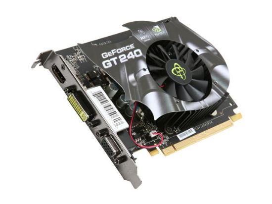 Picture of XFX GT-240X-YHFC GeForce GT 240 512MB 128-bit DDR5 PCI Express 2.0 x16 HDCP Ready Video Card